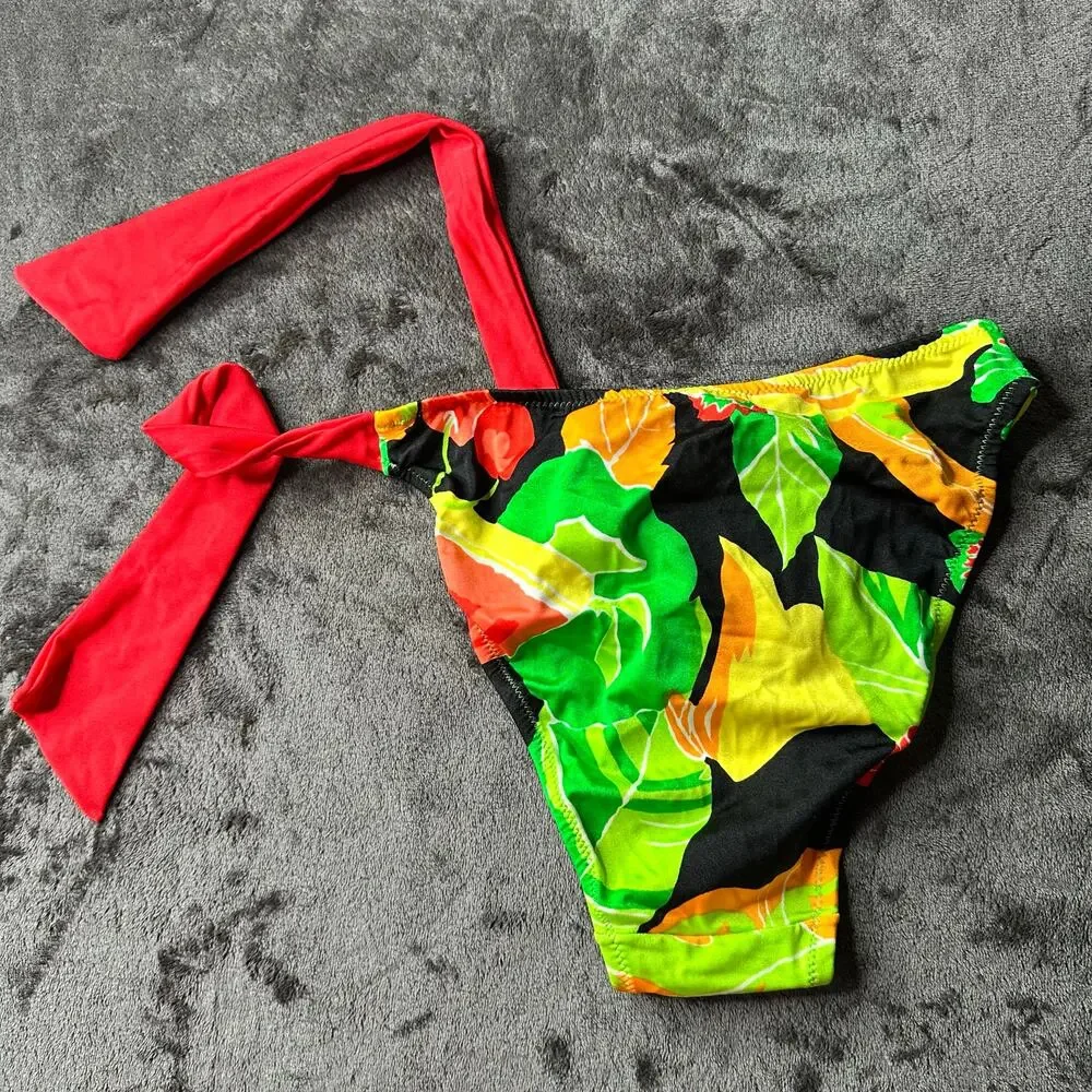 Vintage 80s/90s Bikini Bottom Darling Rio Adjustable Tie Bow Women’s Size XS/S